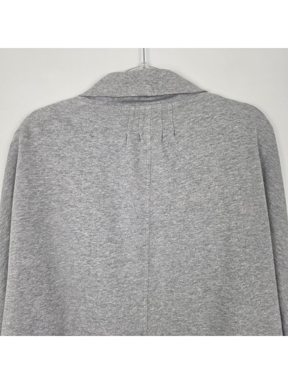 Norma Kamali Cocoon Batwing Cardigan Oversized Open Front Heathered Gray Size S - Picture 5 of 13